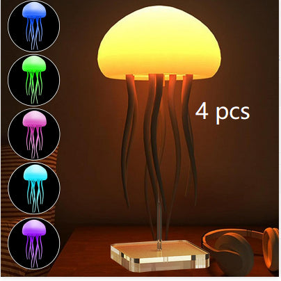 Floating Jellyfish LED Lamp – Aesthetic Ocean Mood Night Light