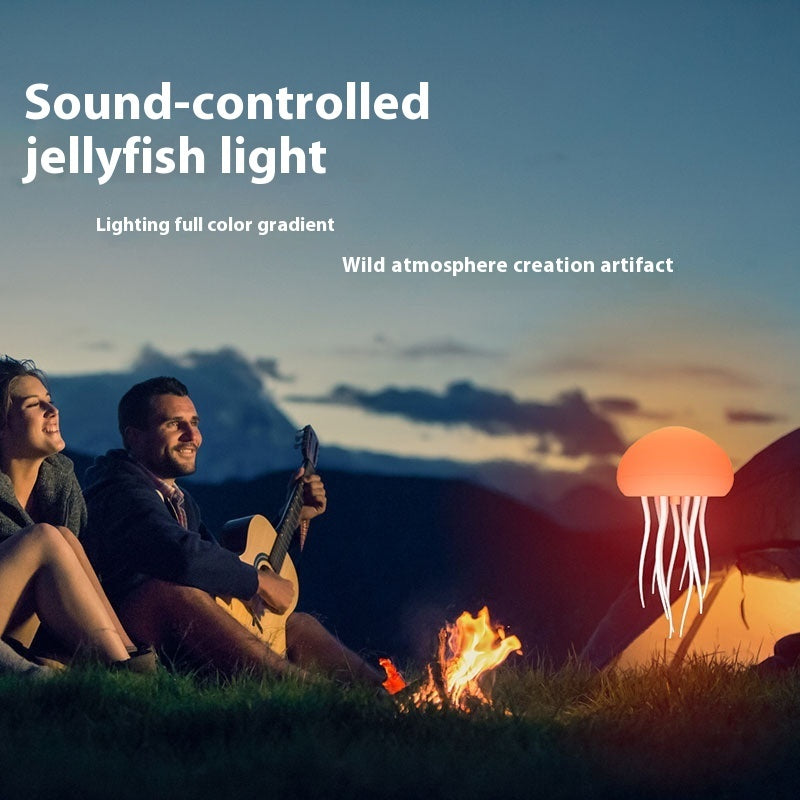 Floating Jellyfish LED Lamp – Aesthetic Ocean Mood Night Light