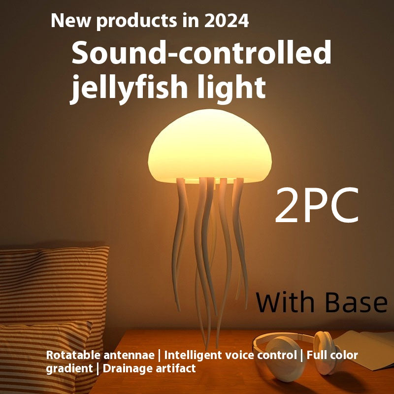 Floating Jellyfish LED Lamp – Aesthetic Ocean Mood Night Light